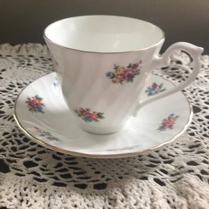 Royal Sutherland fine bone China teacup and saucer